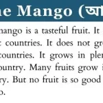 The mango paragraph (class 2 - 5) বাংলা অর্থ সহ