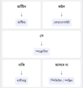 পরিফেরা পর্বের বৈশিষ্ট্য মনে রাখার উপায়